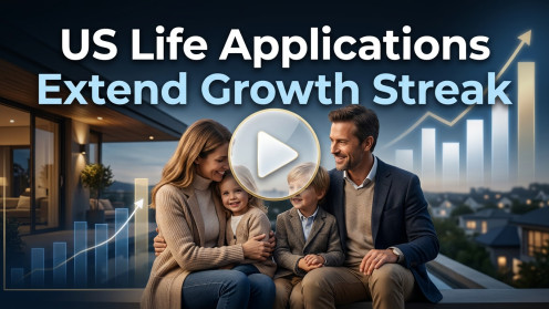 US Life Applications Extend Growth Streak